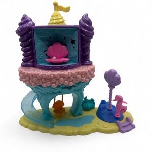 Polly Pocket Rainbow Funland Mermaid Cove Ride Play Set Read Description